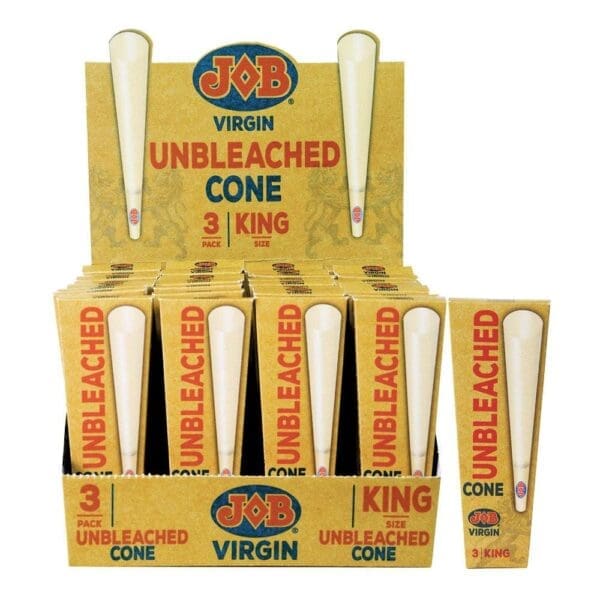 JOB Virgin Unbleached Cones - Haze Smoke Shop USA