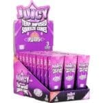 Juicy Terp Infused Squeeze Cones - Purps - 30pk Display - Haze Smoke Shop USA