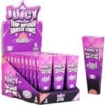 Juicy Terp Infused Squeeze Cones - Purps - 30pk Display - Haze Smoke Shop USA