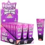 Juicy Terp Infused Squeeze Cones - Purps - 30pk Display - Haze Smoke Shop USA