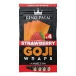 King Palm Goji Wraps & Filter Tips - 4pk - 15pc Display - Haze Smoke Shop USA