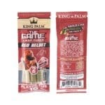 King Palm The Game Hand Rolled Leaf Mini - 2pk - Red Velvet - 20pc Display - Haze Smoke Shop USA