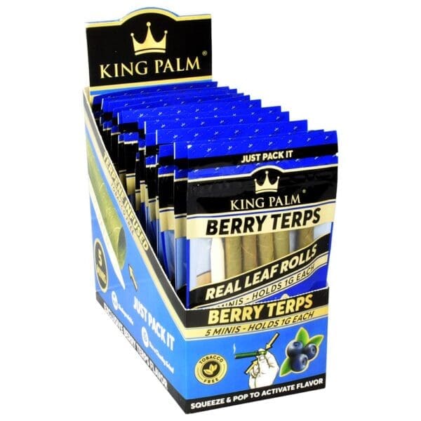 King Palm Wrap Pouches - 5pk / Mini 15pcs - Haze Smoke Shop USA
