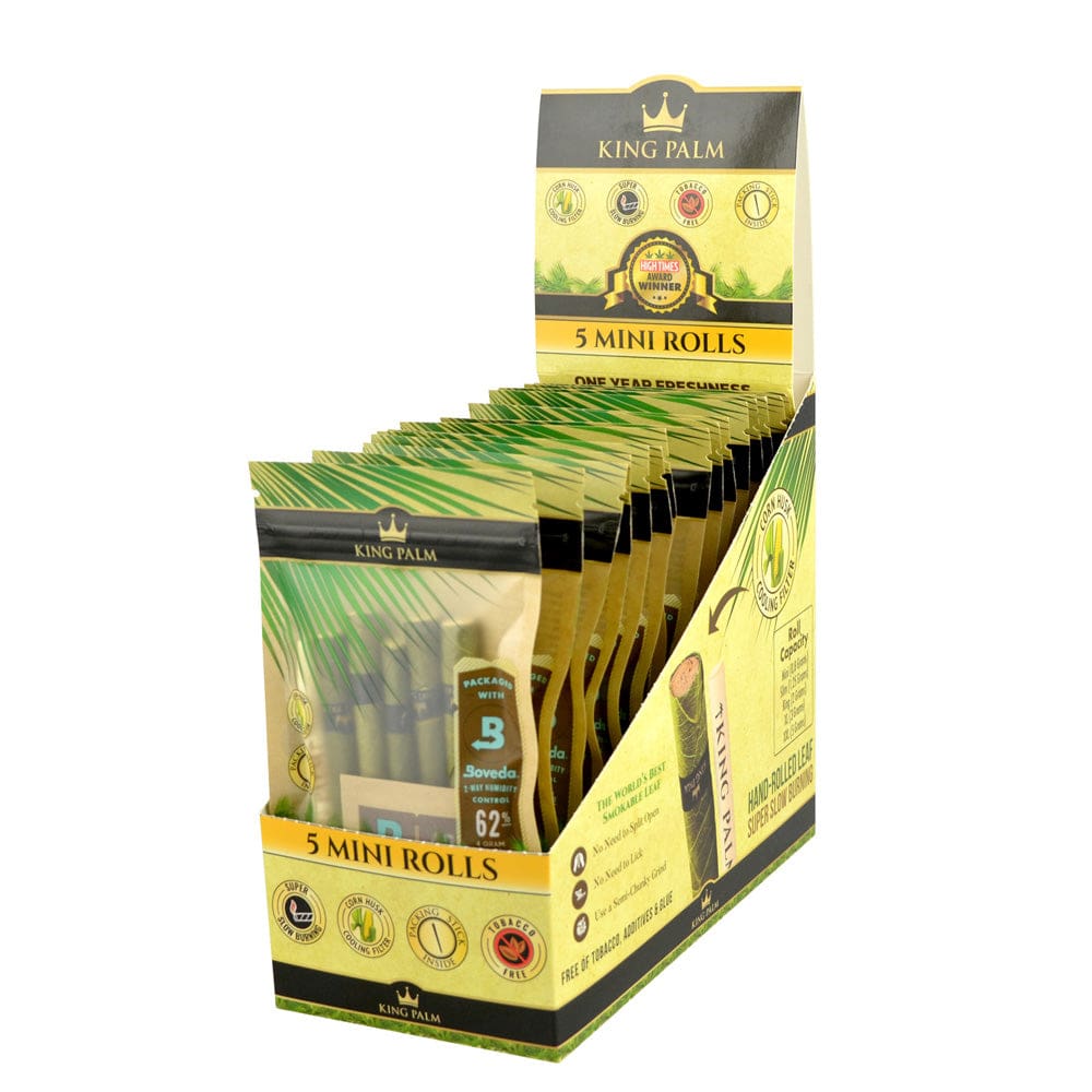 King Palm Wrap Pouches - 5pk / Mini 15pcs Flavored Papers & Blunts - Haze Smoke Shop USA