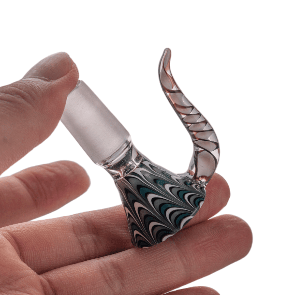 Male Joint Colorful Heady Bowl 14mm & 18mm w/ Arm Bong Bowl Pieces - Haze Smoke Shop USA