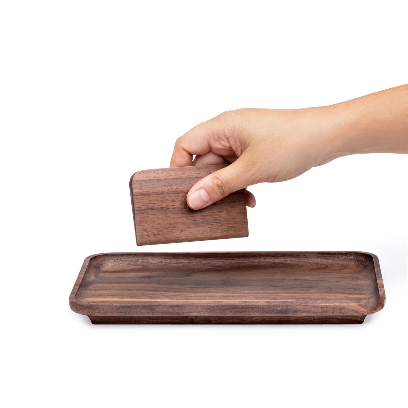 Marley Natural Black Walnut Rolling Tray Rolling Trays - Haze Smoke Shop USA
