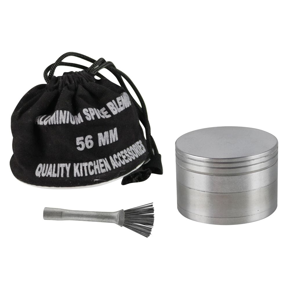 Metal 4 Piece Grinder w/ Screen - 2.5" - Haze Smoke Shop USA