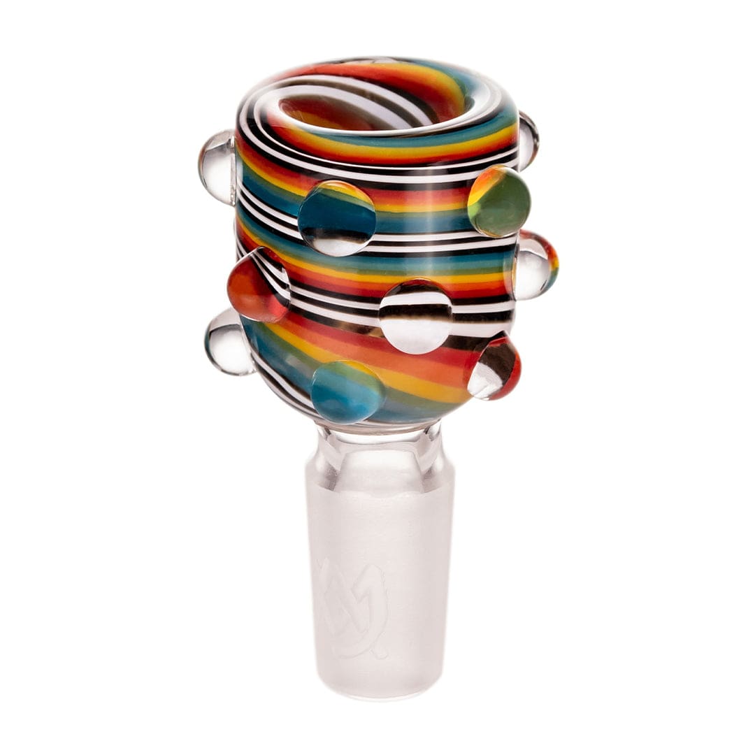 MJ Arsenal Hobnail Rainbow Bowl Bong Bowl Pieces - Haze Smoke Shop USA