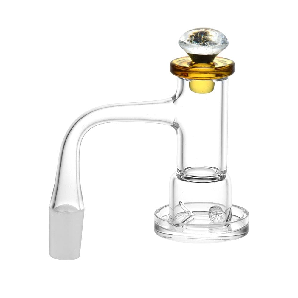 No Weld Quartz Banger Set with Dichro Cap Dichro Beads - Haze Smoke Shop USA
