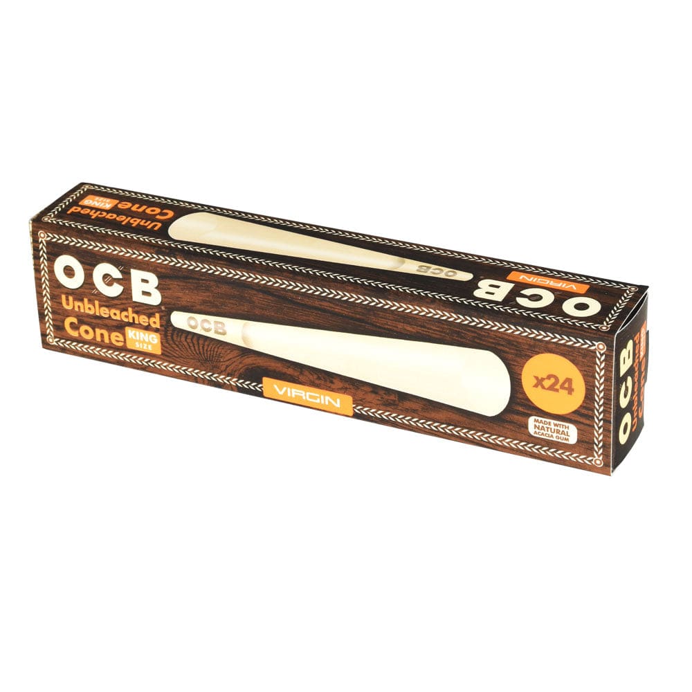 OCB Virgin Unbleached Cones - 12pcs - Haze Smoke Shop USA