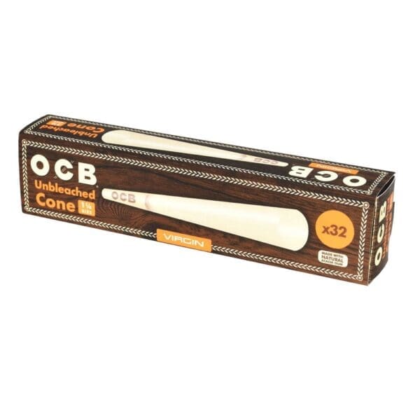 OCB Virgin Unbleached Cones - 12pcs - Haze Smoke Shop USA