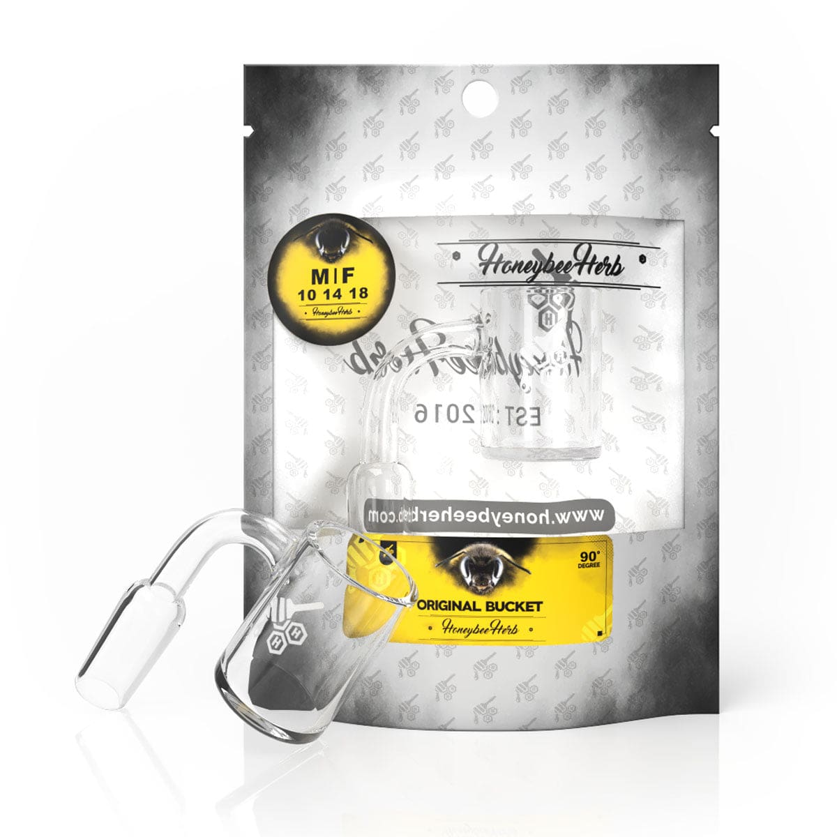 Honeybee Herb Original Bucket Quartz Banger - Haze Smoke Shop USA