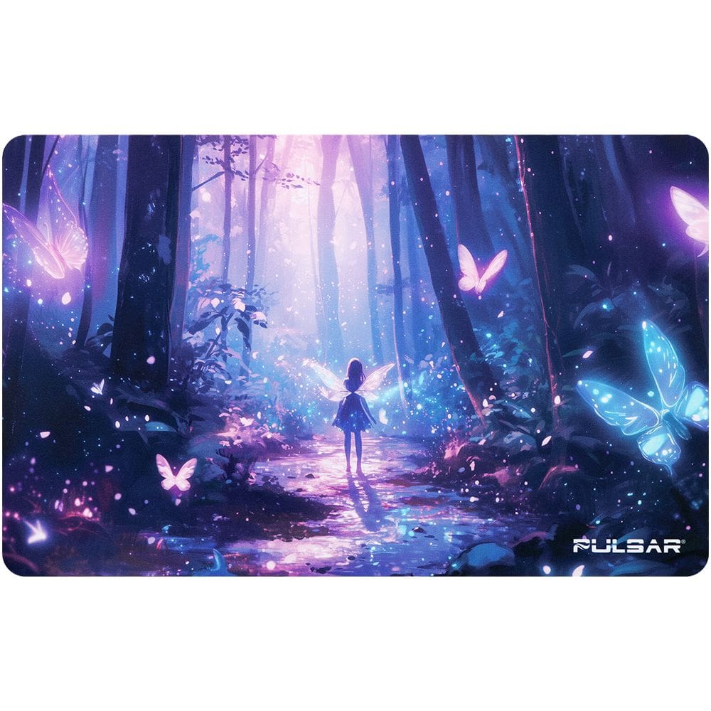 Pulsar Dab Padz Fabric Top Dab Mat - Forest Faerie - 16"x10" - Haze Smoke Shop USA - Vaporizers Super Store