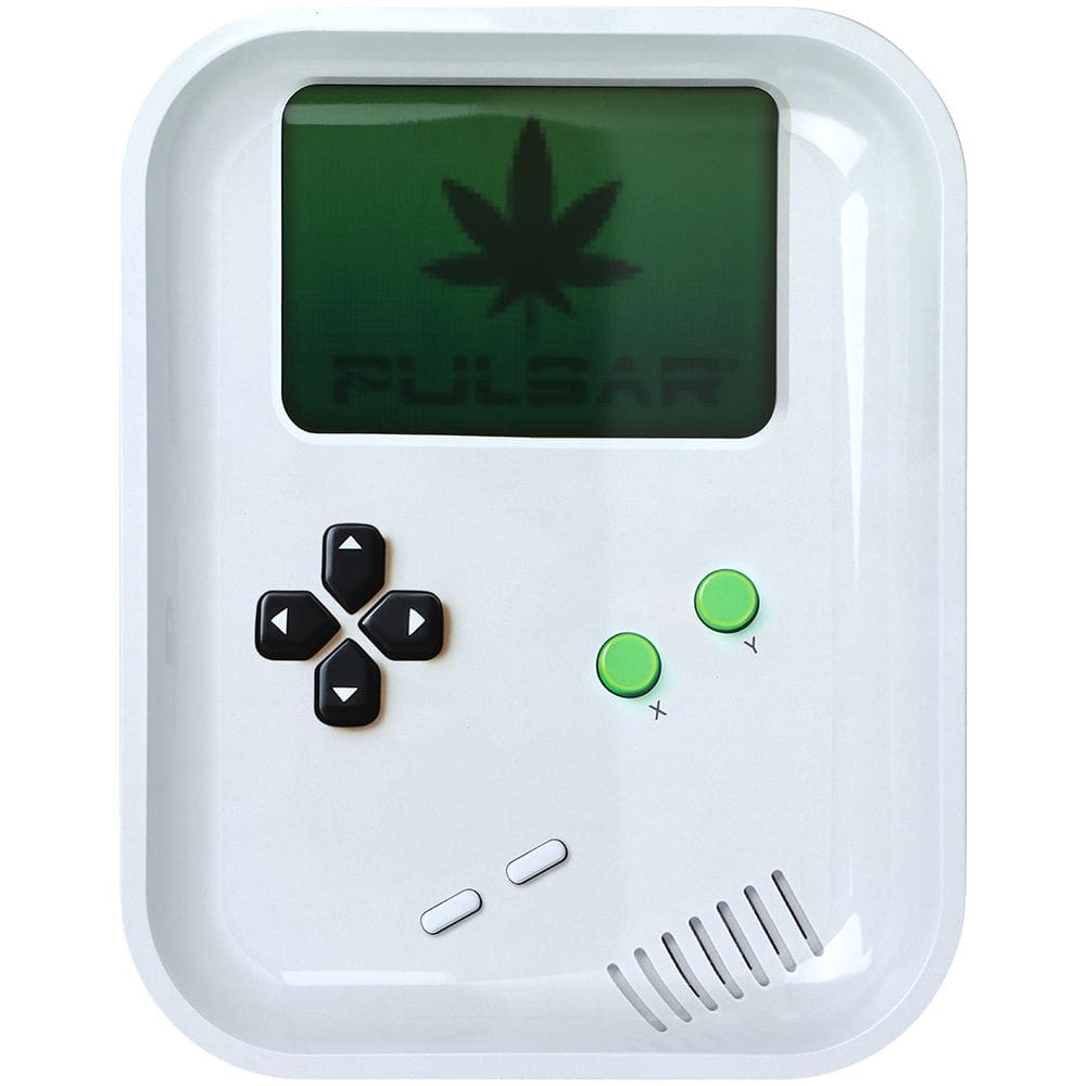 Pulsar Design Series Large Metal Rolling Tray - Weedboy - 13"x11" Rolling Trays - Haze Smoke Shop USA