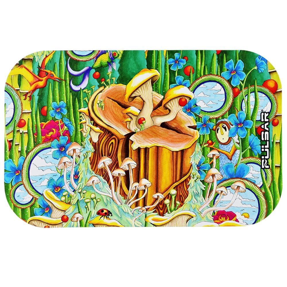 Pulsar Magnetic Rolling Tray Lid - Where Love Is Alive - 11"x7" Rolling Trays - Haze Smoke Shop USA