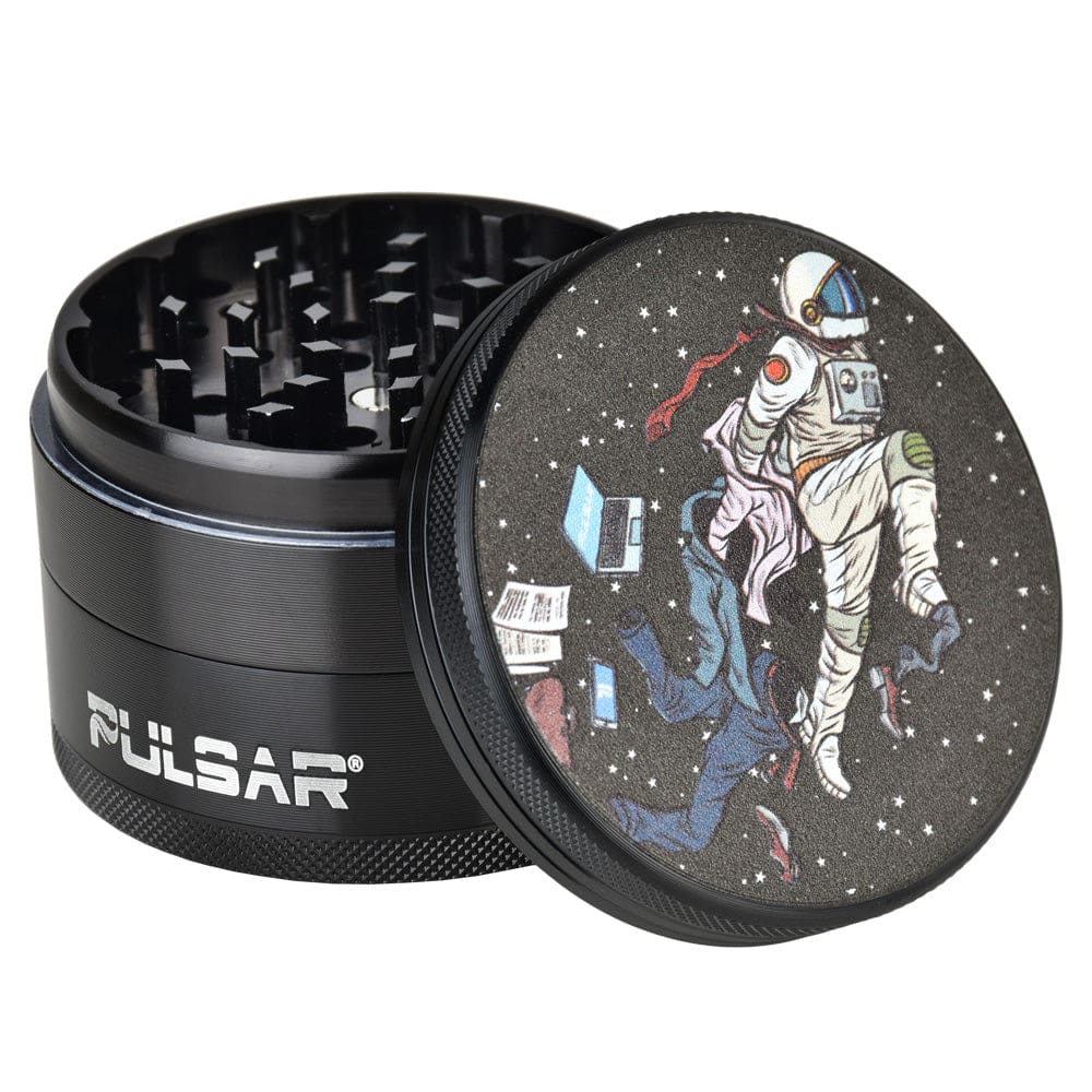 Pulsar Metal Grinder - Super Spaceman Metal Grinders - Haze Smoke Shop USA