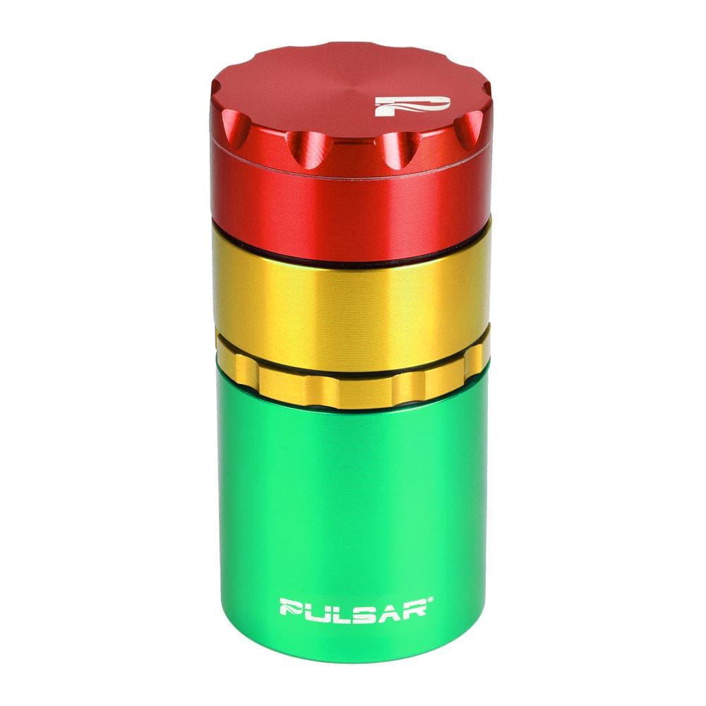Pulsar Metal Storage Herb Grinder Metal Grinders - Haze Smoke Shop USA