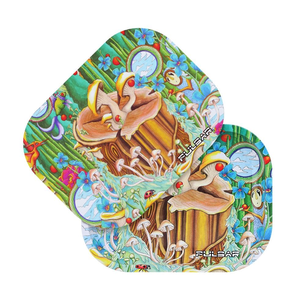 Pulsar Mini Rolling Tray & Lid Kit - Where Love Is Alive - 7"x5.5" Rolling Trays - Haze Smoke Shop USA