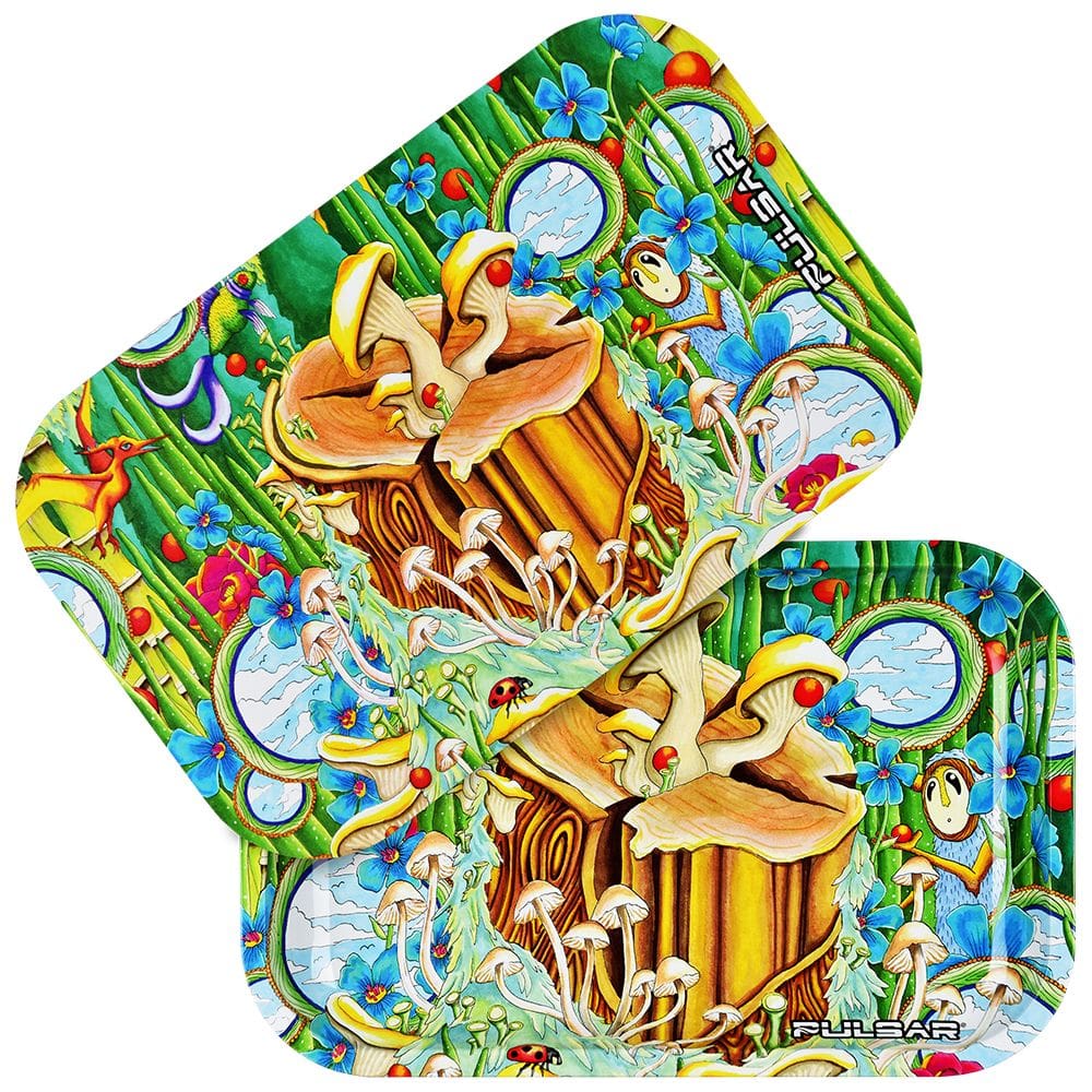 Pulsar Rolling Tray & Lid Kit - Where Love Is Alive - 11"x7" Rolling Trays - Haze Smoke Shop USA