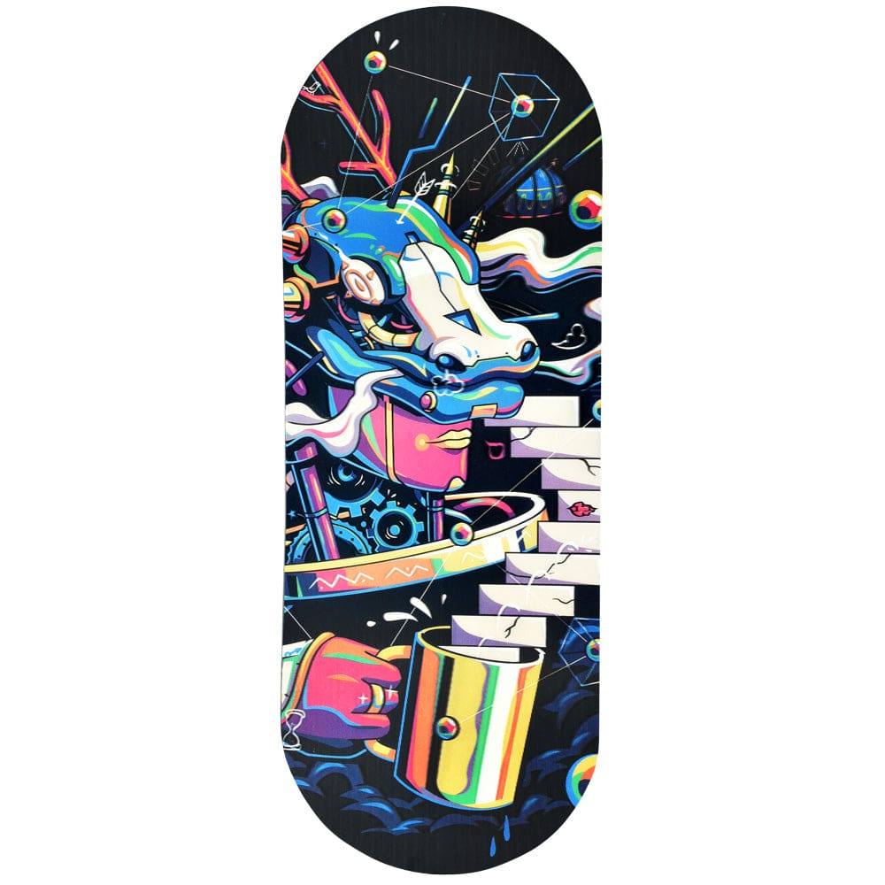 Pulsar SK8Tray Magnetic Tray Lid - 7.25"x19.75" - Dragon Coffee Break 3D Rolling Trays - Haze Smoke Shop USA