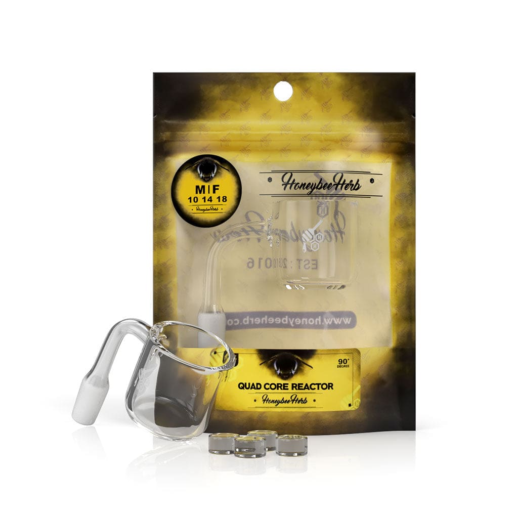 Quad Core Reactor Quartz Banger - 90° - Haze Smoke Shop USA - Vaporizers Super Store