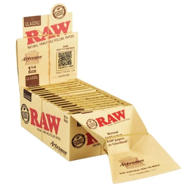 RAW Artesano Rolling Papers - 1 1/4" - Haze Smoke Shop USA