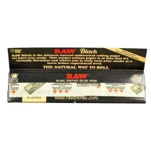 RAW Black Classic Rolling Papers - Haze Smoke Shop USA