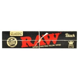 RAW Black Classic Rolling Papers Rolling Papers - Haze Smoke Shop USA