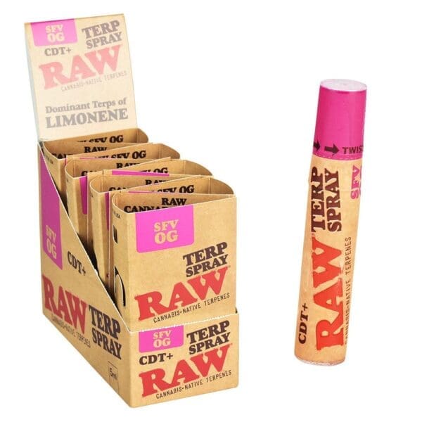 RAW CDT+ Terp Spray - 5ml - 8pc Display - Haze Smoke Shop USA