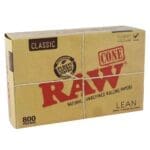 RAW Classic Bulk Lean Cones - 800pc Bulk Box