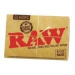 RAW Classic Rolling Papers - 1 1/2" Rolling Papers - Haze Smoke Shop USA