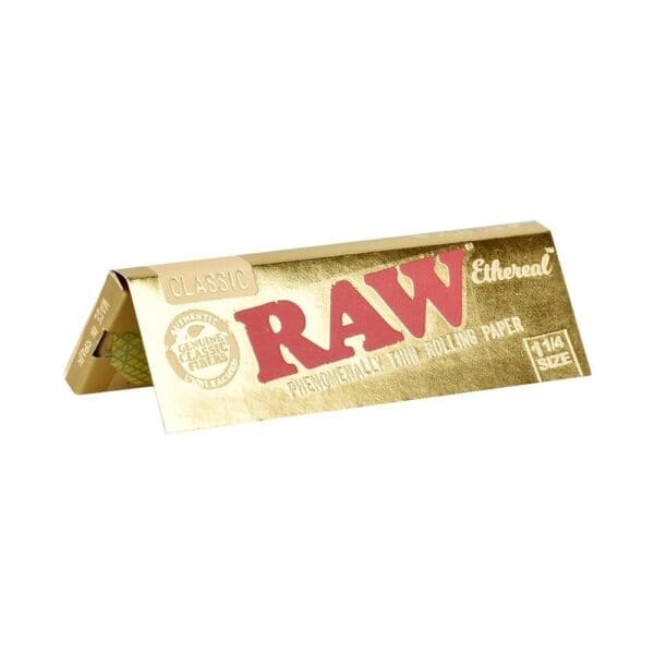 Raw Ethereal Rolling Papers - Classic - 50pc - 1 1/4" 24pk - Haze Smoke Shop USA