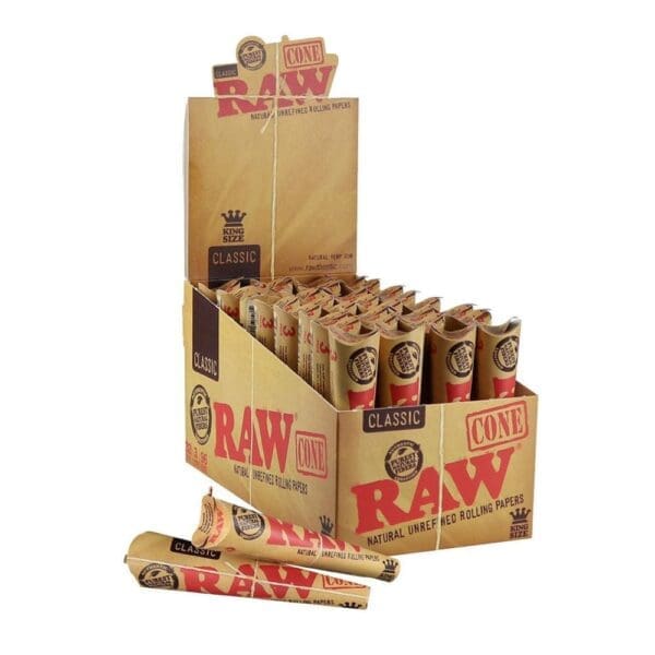 Raw Natural Unrefined Pre-Rolled Cones - Haze Smoke Shop USA