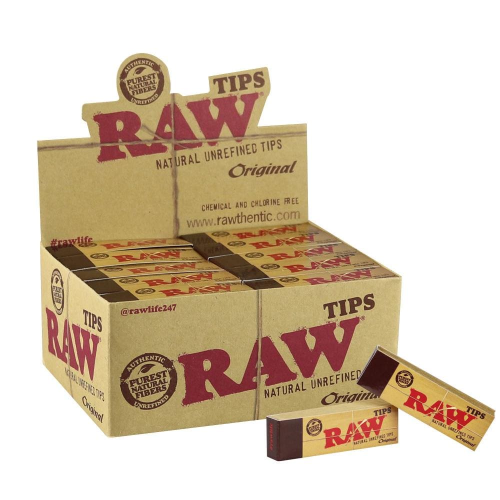RAW Natural Unrefined Tips - Haze Smoke Shop USA