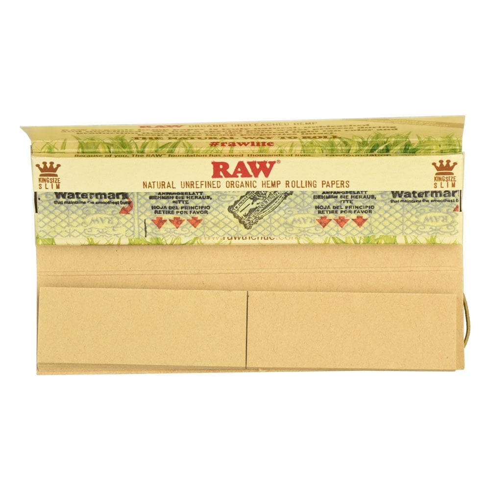 RAW Organic Connoisseur Rolling Papers - Kingsize - Haze Smoke Shop USA