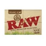 RAW Organic Hemp Rolling Papers - 25pcs 1 1/2" - Haze Smoke Shop USA