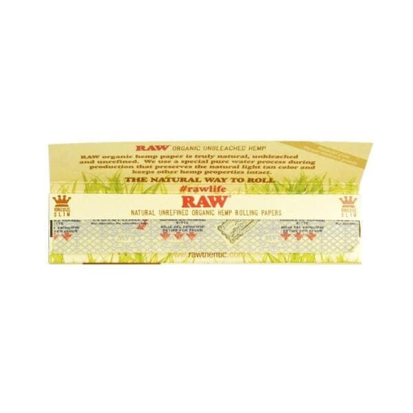 Raw Organic Hemp Rolling Papers - Haze Smoke Shop USA