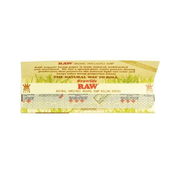 Raw Organic Hemp Rolling Papers - Haze Smoke Shop USA