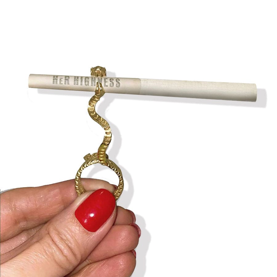 Snake in the Grass Joint Holder Ring - Haze Smoke Shop USA