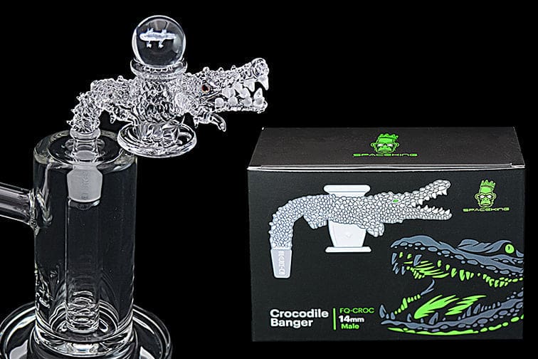 Space King Crocodile Banger - Handmade - Haze Smoke Shop USA
