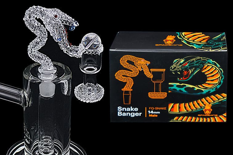 Space King Snake Banger - Handmade - Haze Smoke Shop USA
