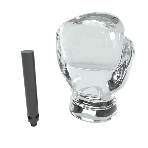 The Champion's Globe for Stündenglass - Clear (Single) - Haze Smoke Shop USA