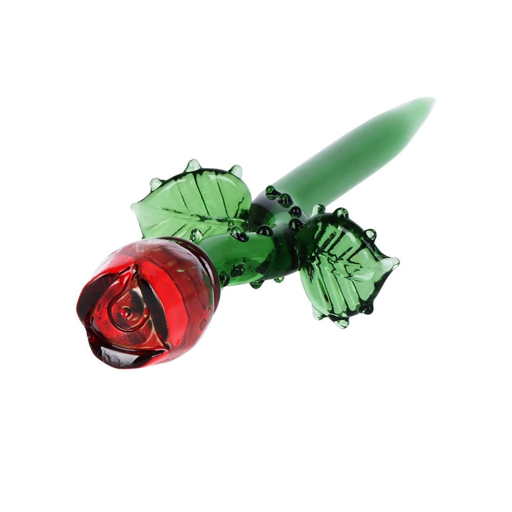 Thorny Rose Glass Dab Tool - 5.5" - Haze Smoke Shop USA - Vaporizers Super Store