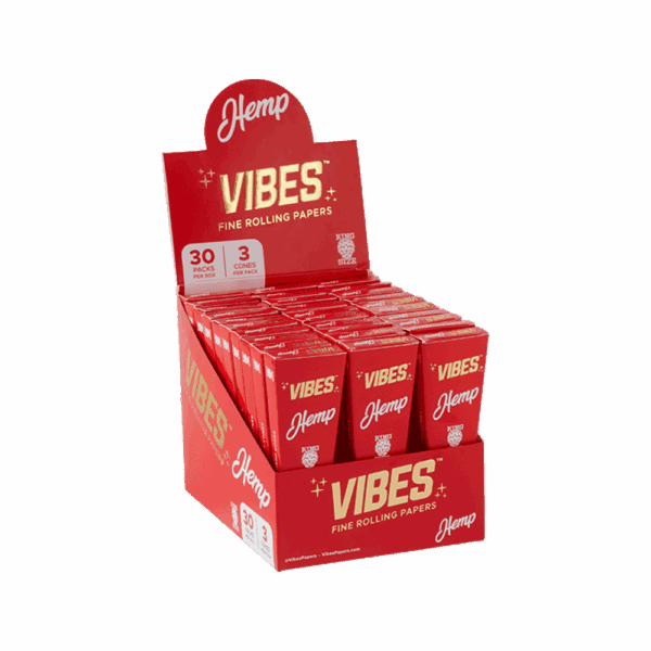 Vibes Cones Box - King Size - Haze Smoke Shop USA