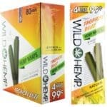 Wild Hemp Hemp Wraps - 4pc - 20pk Display - Haze Smoke Shop USA