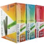 Wild Hemp Hemp Wraps - 4pc - 20pk Display - Haze Smoke Shop USA