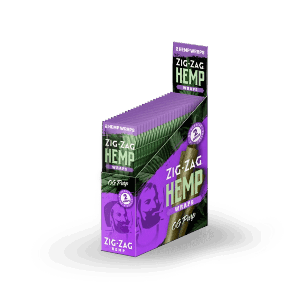 Zig Zag Hemp Wraps - 2pk 25pcs - Haze Smoke Shop USA