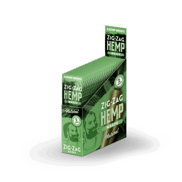 Zig Zag Hemp Wraps - 2pk 25pcs - Haze Smoke Shop USA