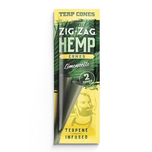 Zig Zag Terpene Infused Pre-Rolled Cones - 2pk - 15pc Display - Haze Smoke Shop USA