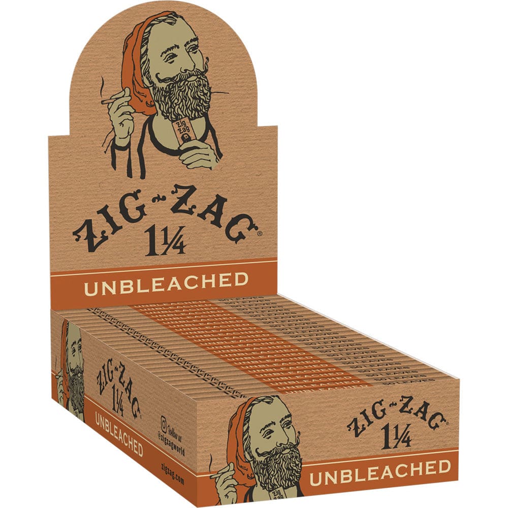 Zig Zag Unbleached Rolling Papers - Haze Smoke Shop USA